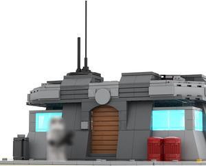 ZITIANYOUBUILD MOC-155802 Base Bunker Model from Movie Minifig Scale 695 Parts
