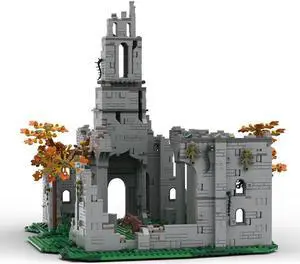 ZITIANYOUBUILD MOC-148241 Modular Church of Stone from Video Game Building Toys Set 2401 Parts