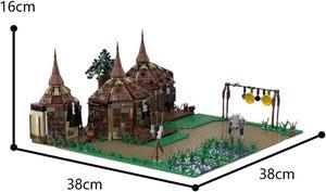 ZITIANYOUBUILD C6609 Village in Breathable, Forested Swamp Planet from TV Show 1208 Parts