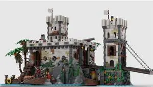 ZITIANYOUBUILD MOC-128963 Modular Imperial Fortress #9 Building Toys Minifig Scale 3297 Parts