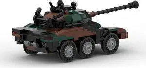 ZITIANYOUBUILD Custom MOC-144601 ERC90 Sagaie Infantry Fighting Vehicle Model 433 Parts Gift