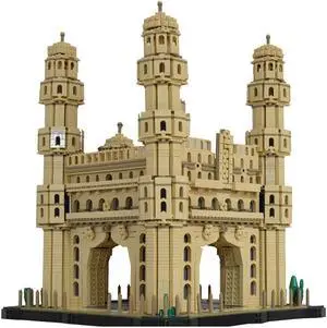 ZITIANYOUBUILD MOC-141790 7354 Parts Charminar Monument Alternative Build for Colosseum 10276