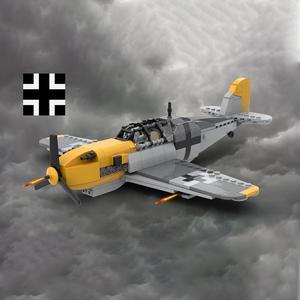 ZITIANYOUBUILD Custom MOC-155420 WWII German Fighter Model 392 Parts Kids Gift for Christmas