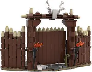 ZITIANYOUBUILD Custom MOC-103656 The Village Gate Model 220 Parts Kids Gift for Christmas