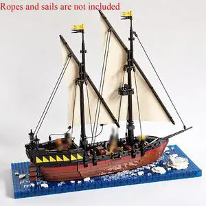 ZITIANYOUBUILD MOC-150662 Medieval Ship Model for Pirates Theme Series 1380 Parts