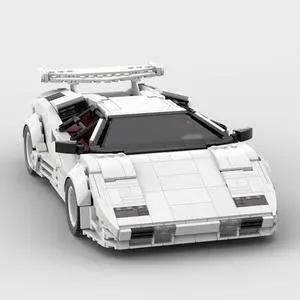 ZITIANYOUBUILD Custom MOC: MOC-57779 Sports Car LP5000 Quattrovalvole Supercar LP5000 QV