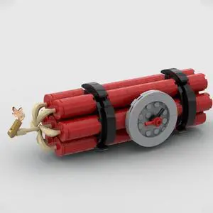 ZITIANYOUBUILD MOC-113376 Red Creative Play Set Building Toys Set for Collection 150 Parts