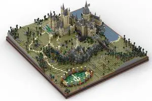 ZITIANYOUBUILD C4545 Magic Castle Epic Detailed Build with 8 Iconic Locations 11726 Parts