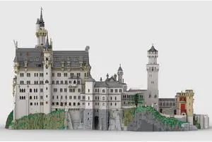 ZITIANYOUBUILD MOC-123380 A 19th-century Historicist Palace Castle on a Rugged Hill 57493 Parts