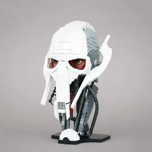 ZITIANYOUBUILD MOC-79164 Commanding Officer Helmet Bust Building Toys Set 694 Parts Gift