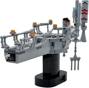 ZITIANYOUBUILD MOC-144045 Iconic Duel Location with Oval Platform and Sensor Balcony 408 Parts