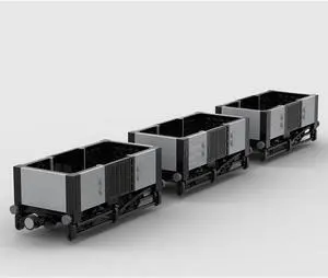 ZITIANYOUBUILD Custom MOC-58560 Plank Wagon Train Model 155 Parts Kids Gift for Christmas