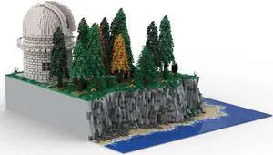 ZITIANYOUBUILD MOC-89835 Architecture on the Cliffs Modular Building for Adults 11468 Parts