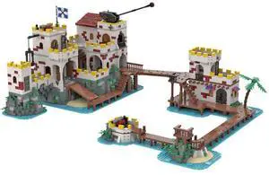 ZITIANYOUBUILD Custom MOC-52895 The Imperial Whitegate - Trading Post Tribute (5273+ Parts)