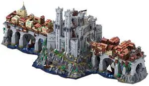 ZITIANYOUBUILD Custom MOC-167279 Castle Buildings in the Game: Wyrms Crossing 9530PCS
