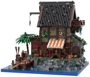 ZITIANYOUBUILD Custom MOC-128398 Pirate Van Dykes Island (5650 Parts) Toys Gift for Christmas
