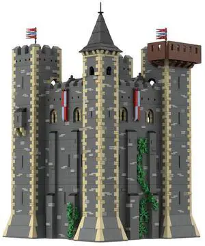 ZITIANYOUBUILD Custom MOC-159095 Medieval England Castle Model 12171PCS Toys Gift for Christmas