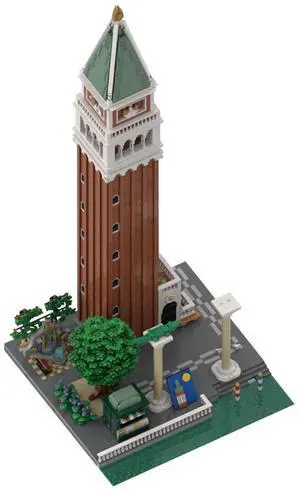 ZITIANYOUBUILD Custom MOC-88904 Venice Campanile and Surrounding Area (5613 Parts) Toys Gift