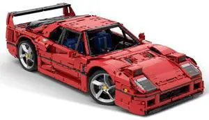 ZITIANYOUBUILD Custom Moc-140404 Rear-wheel-drive Sports Car With Detailed Interior 3580 Parts