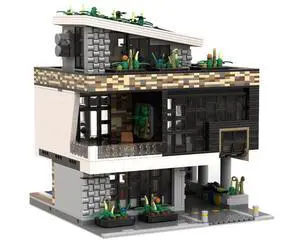 ZITIANYOUBUILD Custom MOC-168504 Modern Eco-Villa Model(3955PCS) Toys Gift for Christmas