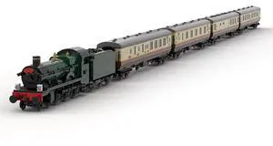 ZITIANYOUBUILD Custom MOC-122525 5-in-1 Train Set with a Locomotive and 4 Wagons 5997 Parts