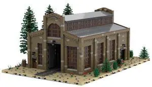 ZITIANYOUBUILD Custom Moc-139273 Union Crane And Shovel Warehouse Industry Warehouse (9363pcs)