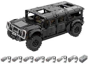 ZITIANYOUBUILD Custom MOC-174585 H1 Car Model(Dynamic Version/3796PCS) Toys Gift for Christmas