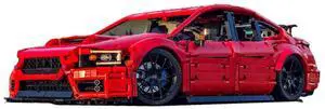 ZITIANYOUBUILD Custom MOC-79953 Rally Car Model Tech Theme Building Blocks Set (3817PCS/Red)