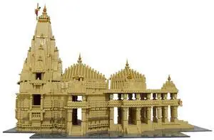 ZITIANYOUBUILD Custom MOC-133717 Somnath Temple India Architecture (7069PCS) Gift for Christmas