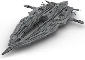 ZITIANYOUBUILD Custom MOC-131785 Massive Wraith Mothership Wraith Hive Ship 22531 Parts