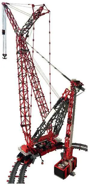 ZITIANYOUBUILD Custom MOC-195537 Mammoet SK6000 Large Ring Track Crane with Motor Kit (7983PCS)