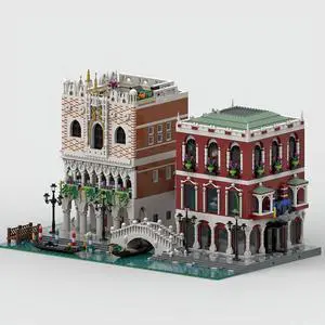 ZITIANYOUBUILD Custom MOC-84806 Venice Palaces and Bridges (10262 Parts) Gift for Christmas