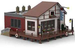 ZITIANYOUBUILD Custom MOC-79551 Glass Shop (3312 Parts) Toys Gift for Christmas