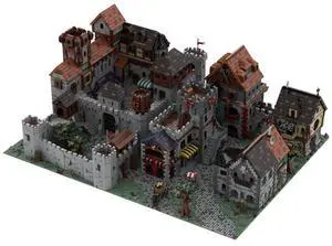 ZITIANYOUBUILD Custom MOC-100133 Medieval Royal Village 20331PCS Toys Gift for Christmas