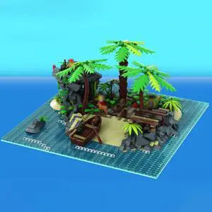 ZITIANYOUBUILD Custom MOC-169400 Rum Smuggling for Pirates Theme Series 1362 Parts