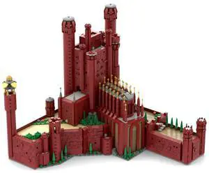 ZITIANYOUBUILD Custom MOC-117962 Medieval Red Keep (4582 Parts) Toys Gift for Christmas