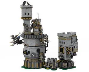 ZITIANYOUBUILD Custom MOC-161376 Medieval Steampunk Clockwork Castle Playset with Gears 7381PCS