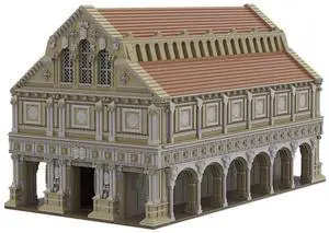 ZITIANYOUBUILD Custom MOC-171871 Ancient Roman Basilica Church Building Architecture 20134 Part
