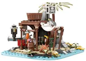 ZITIANYOUBUILD Custom MOC-195694 Tropical Pirate Survival Island Building Blocks Set (273PCS)