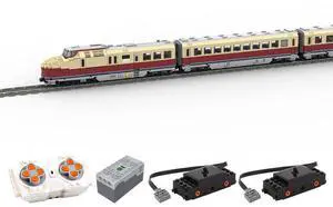 ZITIANYOUBUILD Custom 5-in-1 VT18.16 German National Railway High-Speed Train Set 5341 Parts