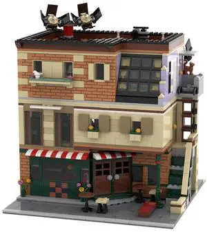 ZITIANYOUBUILD Custom MOC-79626 Modular Building Alt Build with Interior Model 2668PCS