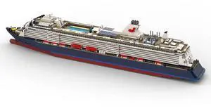 ZITIANYOUBUILD Custom MOC-68011&MOC-174915 Mein Schiff 3 (3104 Parts) Toys Gift for Christmas