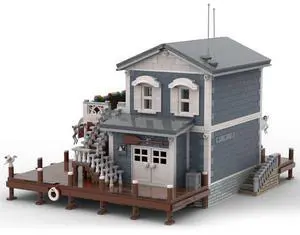 ZITIANYOUBUILD Custom MOC-74199 Charter and Dive Shop (3593 Parts) Toys Gift for Christmas