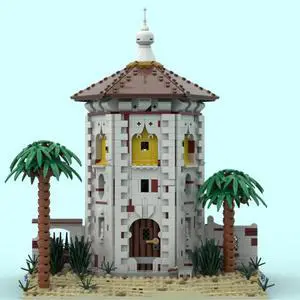 ZITIANYOUBUILD Custom MOC-184363 La Torre Dorada Tower for Pirates Series 2575 Parts