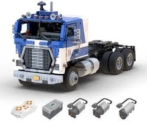ZITIANYOUBUILD Custom MOC-144890 1/17 Truck Assembly Model(Dynamic Version/2043PCS)