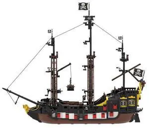 ZITIANYOUBUILD Custom MOC-166879 Medieval Barracuda-ship Model(3394PCS) Building Blocks