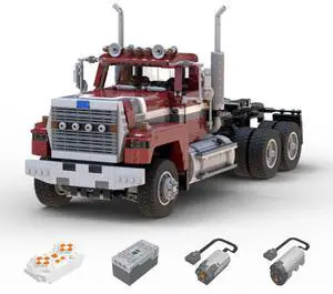 ZITIANYOUBUILD Custom MOC-149840 1/17 Scale Tech Semi-Truck Vehicle (Dynamic Version/2208PCS)