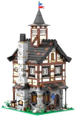 ZITIANYOUBUILD Custom MOC-94577 Medieval Tudor House Model(2554PCS) Toys Gift for Christmas