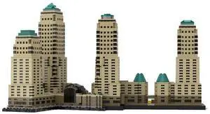 ZITIANYOUBUILD Custom MOC-125137 1/1000 World Financial Center (3947 Parts) Toys Gift