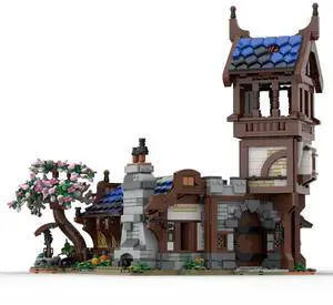 ZITIANYOUBUILD Custom MOC-108800 Medieval Sentry Post (2407 Parts) Toys Gift for Christmas